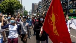 ရန်ကုန်မှာ တကျော့ပြန် လမ်းပေါ်ထွက် ဆန္ဒပြ ရန်ကုန်မှာ တကျော့ပြန် လမ်းပေါ်ထွက် ဆန္ဒပြ