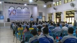 တက်ကြွလှုပ်ရှားသူတွေရဲ့ လူ့အခွင့်အရေးနေ့ အခမ်းအနား တက်ကြွလှုပ်ရှားသူတွေရဲ့ လူ့အခွင့်အရေးနေ့ အခမ်းအနား