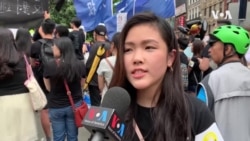 纽约声援香港集会-“林郑不是我妈” 纽约声援香港集会-“林郑不是我妈”