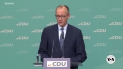 VOA英语视频:德国总理热门人选:欧洲必须自卫 VOA英语视频:德国总理热门人选:欧洲必须自卫