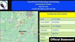 ရှမ်းပြည်တောင်ပိုင်း ငလျင်လှုပ်ခတ်မှုအခြေပြဇယား (Crd: နေပြည်တော် မိုးဇလ)