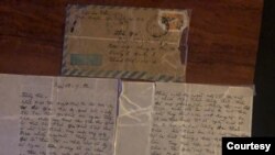 Lá thư mà viên Đội Trưởng chấp Pháp T.A.N gửi cho tôi sau khi anh đổi về Bắc.