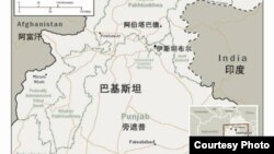 巴基斯坦地理位置图
