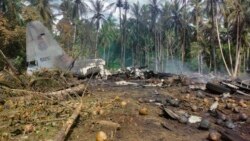 ဖိလစ်ပိုင် စစ်လေယာဉ်ပျက်ကျ၊ လူ ၃၀ ခန့်သေဆုံး ဖိလစ်ပိုင် စစ်လေယာဉ်ပျက်ကျ၊ လူ ၃၀ ခန့်သေဆုံး