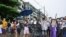 Protest at Kyi Myin Dine