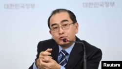 朝鲜脱北者、朝鲜前驻伦敦副大使太勇浩(资料图)