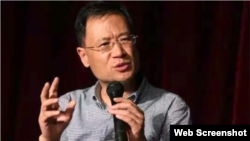 原中国清华大学法学教授许章润 (推特图片)