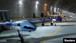 伊朗一个没有公开的地点停放的无人机（2022年5月28日）