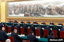 2025年2月17日,中国国家主席习近平在北京出席民营企业座谈会。