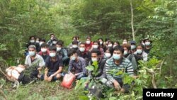 မေလ ၉ရက်နေ့က ဖမ်းဆီးခံရတဲ့ မြန်မာနိုင်ငံသားများ (ဓါတ်ပုံ- Thai police)