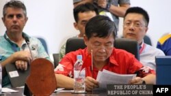 在瑙鲁出席太平洋岛国论坛的中国代表杜起文 (2018年9月4日)