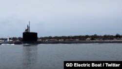 버지니아급 고속 공격 잠수함 USS 버몬트함(SSN 792). 사진 출처: GD Electric Boat / Twitter.