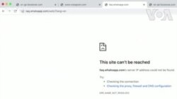 Facebook, Instagram နဲ့ WhatsApp တို့ ဝင်မရဖြစ်