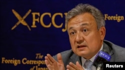 资料照片:世界维吾尔代表大会主席多里坤·艾沙。(2022年9月30日)