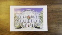 白宫要义:2021 拜登总统贺卡抚慰疫情中人民,白宫耶诞吊饰缅怀约翰逊总统 白宫要义:2021 拜登总统贺卡抚慰疫情中人民,白宫耶诞吊饰缅怀约翰逊总统