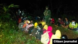 အောက်တိုဘာလ ၂၇ ရက်နေ့မှာ ထိုင်းနိုင်ငံထဲမှာ ဖမ်းမိတဲ့မြန်မာနိုင်ငံသားများ (Photo: Police)