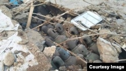  မိုင်းမောမြို့မှာ ဓာတ်ငွေ့အိုးတွေနဲ့ ယမ်းတွေ ပေါက်ကွဲ ( CREDIT TO U NYI RANG) 