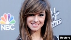 美国流行音乐歌手克里斯蒂娜·格莱米(2014年4月15日)