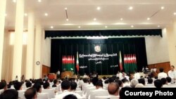 ပြည်ခိုင်ဖြိုးပါတီ ၂၀၁၆ခုနှစ် ညီလာခံ နေပြည်တော်မှာ ကျင်းပနေစဉ်