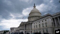 浓云下的美国国会大厦。(2021年5月11日)