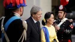 အီတလီ ဝန်ကြီးချုပ်နဲ့ ဒေါ်အောင်ဆန်းစုကြည် ဆွေးနွေး အီတလီ ဝန်ကြီးချုပ်နဲ့ ဒေါ်အောင်ဆန်းစုကြည် ဆွေးနွေး