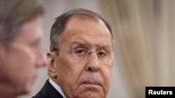 俄罗斯外交部长谢尔盖·拉夫罗夫(资料照片)