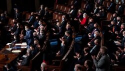 បទសន្ទនា VOA៖ សភាសហរដ្ឋអាមេរិកប្រជុំរួមគ្នាដើម្បីរាប់សន្លឹកឆ្នោតជ្រើសរើសប្រធានាធិបតី បទសន្ទនា VOA៖ សភាសហរដ្ឋអាមេរិកប្រជុំរួមគ្នាដើម្បីរាប់សន្លឹកឆ្នោតជ្រើសរើសប្រធានាធិបតី