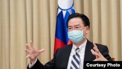 资料照:台湾外交部长吴钊燮 (照片来源:台湾外交部)