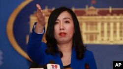 Người phát ngôn Bộ Ngoại giao Việt Nam Lê Thị Thu Hằng.