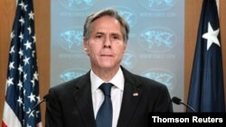 资料照片:美国国务卿布林肯。