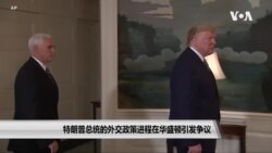 特朗普总统的外交政策进程在华盛顿引发争议 特朗普总统的外交政策进程在华盛顿引发争议