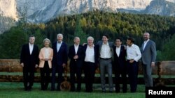 Các nhà lãnh đạo Nhóm G-7 tại Đức, ngày 26/6/2022.