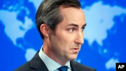 У питанні ймовірності створення палестинської держави погляди союзників – США та Ізраїлю – розходяться. AP Photo/Nathan Howard
