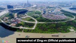 Khu đất ở Thủ Thiêm dự kiến dành cho việc xây nhà hát 1.500 tỷ đồng