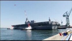 日本二战后最大的平顶船下水服役 日本二战后最大的平顶船下水服役