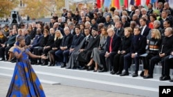 特朗普总统今昔访问巴黎,参加纪念典礼(23图)