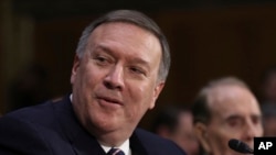 Republican အထက်လွှတ်တော်အမတ် Mike Pompeo