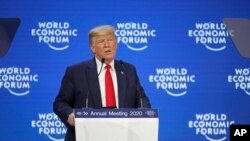 သမ္မတ Trump ကမ္ဘာ့စီးပွားရေးဖိုရမ် တက်ရောက်