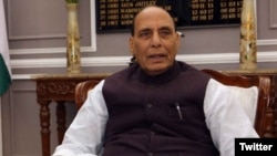 资料照:印度国防部长拉杰纳特·辛格