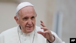 天主教教宗方济各在梵蒂冈 (2018年9月19日)