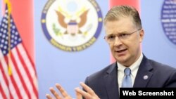 资料照片:美国国务院负责东亚和太平洋事务的助理国务卿康达。