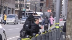 美中贸易谈判期间 中国访民华盛顿拦截刘鹤车队 美中贸易谈判期间 中国访民华盛顿拦截刘鹤车队