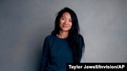 资料照片:《无依之地》的华裔导演赵婷。