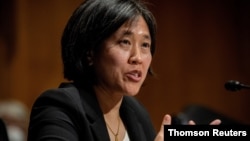 美国贸易代表戴琪(资料照片)