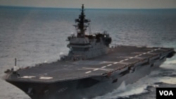 预计将要启航南中国海参加巡逻的日本准航母“出云号”(歌蓝提供)