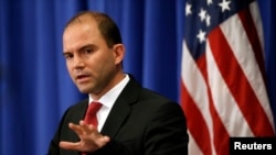 အမေရိကန်ဒုတိယ အမျိုးသားလုံခြုံရေး အကြံပေးပုဂ္ဂိုလ် Ben Rhodes ။