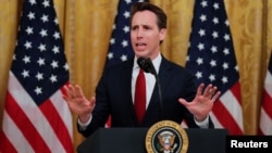 资料照:美国联邦参议员乔希·霍利