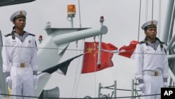 中国人民解放军海军士兵 (资料照片)