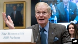 资料照:美国国家航空航天局局长比尔·纳尔森2023年4月27日在国会山出席众议院拨款委员会听证会。(美联社)