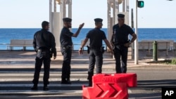 Поліцейський патруль. Ніцца, Франція, 16 липня 2016 року